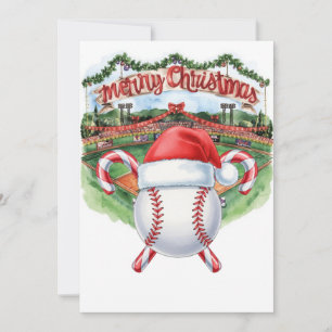 Baseball Weihnachten Thema im Stadion