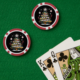 Baseball-Weihnachtsbaum Pokerchips