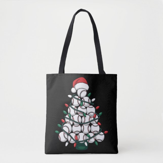 Baseball-Weihnachtsbaum-Santa-Sport (Vorderseite)