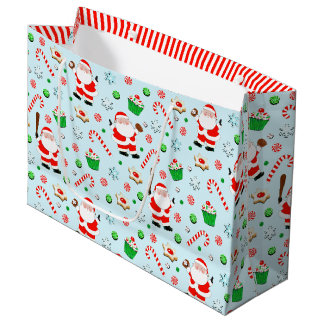 Baseball Weihnachtsfeiertag Große Geschenktüte
