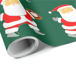 Baseball-Weihnachtsgeschenk-Verpackungspapier Geschenkpapier