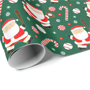 Baseball-Weihnachtsgeschenk-Verpackungspapier Geschenkpapier