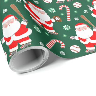 Baseball Weihnachtsgeschenk Wrapping Paper Geschenkpapier