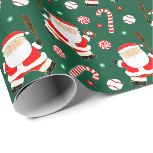 Baseball Weihnachtsgeschenk Wrapping Paper Geschenkpapier