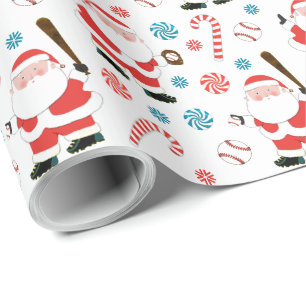Baseball Weihnachtsgeschenk Wrapping Paper Geschenkpapier
