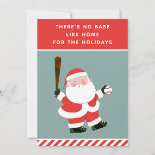 Baseball Weihnachtskarten Feiertagskarte