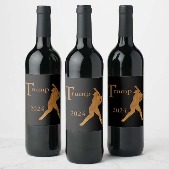 Baseball Weinetikett (Flaschen)