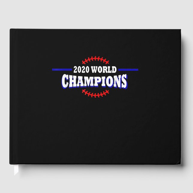 Baseball-Weltmeister 2020 Gästebuch (Vorderseite)