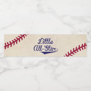 Baseball "wenig All-Star-" Wasserflaschenetikett
