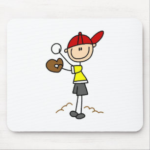 Baseball-Werfer Mousepad