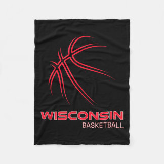 Baseball Wi Liebe zum Badger State-Souvenir Fleecedecke