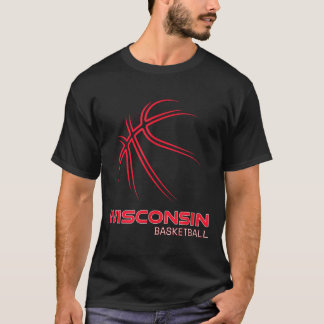 Baseball Wi Liebe zum Badger State-Souvenir T-Shirt