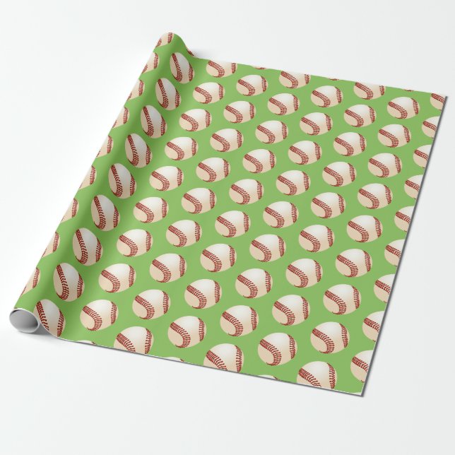 Baseball-Wrapping-Papier Geschenkpapier (Ungerollt)