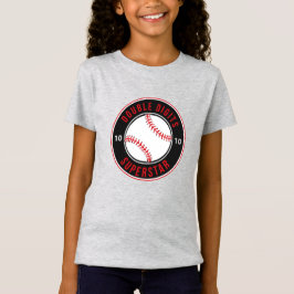 Baseball-Zahl-Superstar 10. GEBURTSTAG T-Shirt