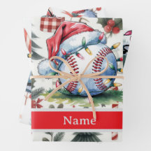 Baseball zu Weihnachten Thema