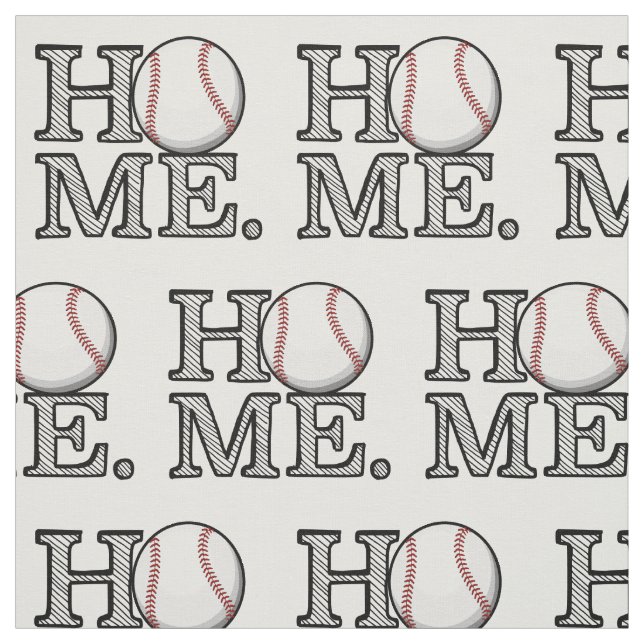 Baseball-Zuhause Stoff (Muster)