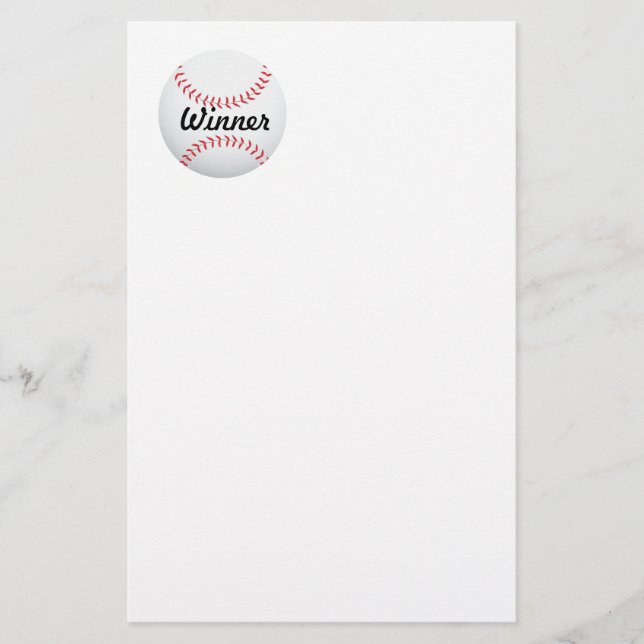 Baseballball Briefpapier (Vorderseite)