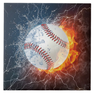 Baseballball Fliese