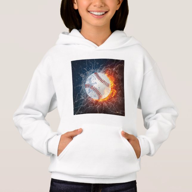 Baseballball Hoodie (Vorderseite)
