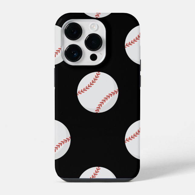 Baseballball iPhone Hülle (Rückseite)