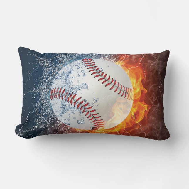 Baseballball Lendenkissen (Vorderseite)