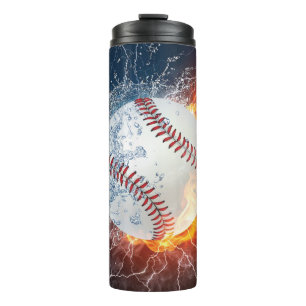 Baseballball Thermosbecher