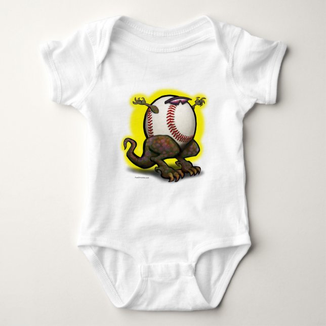 Baseballbestie Baby Strampler (Vorderseite)