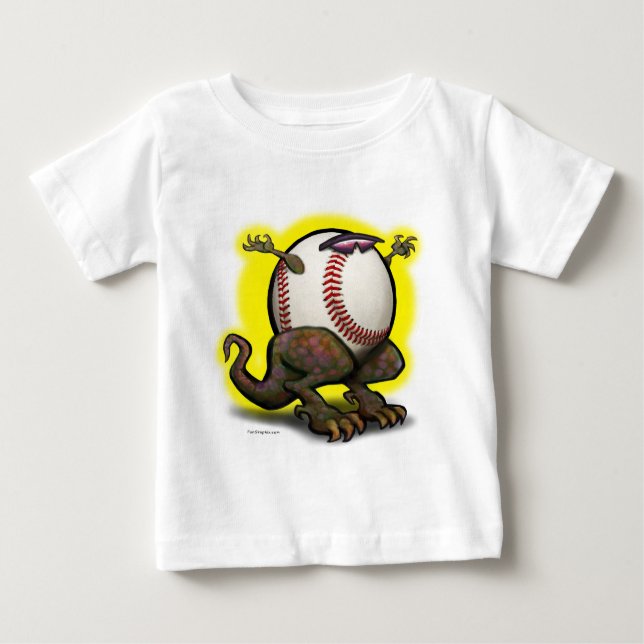 Baseballbestie Baby T-shirt (Vorderseite)