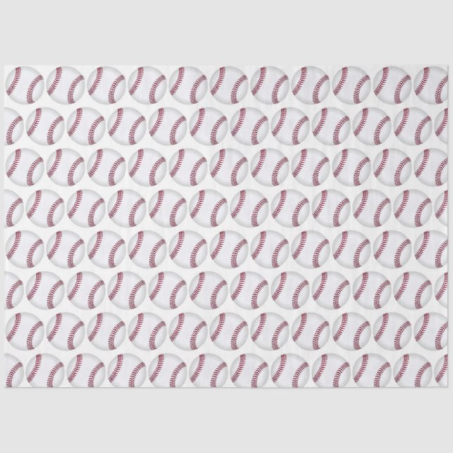 Baseballbild Seidenpapier (Vorderseite)