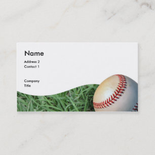baseballbizcard, Adresse 2, Kontakt 1, Firma,… Visitenkarte