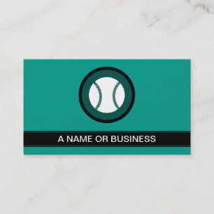 Baseballblase Visitenkarte