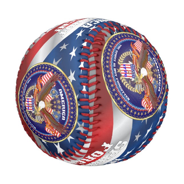 Baseballbrand w/1776 baseball (Schrägansicht)