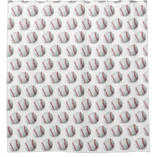 Baseballduschvorhang Duschvorhang