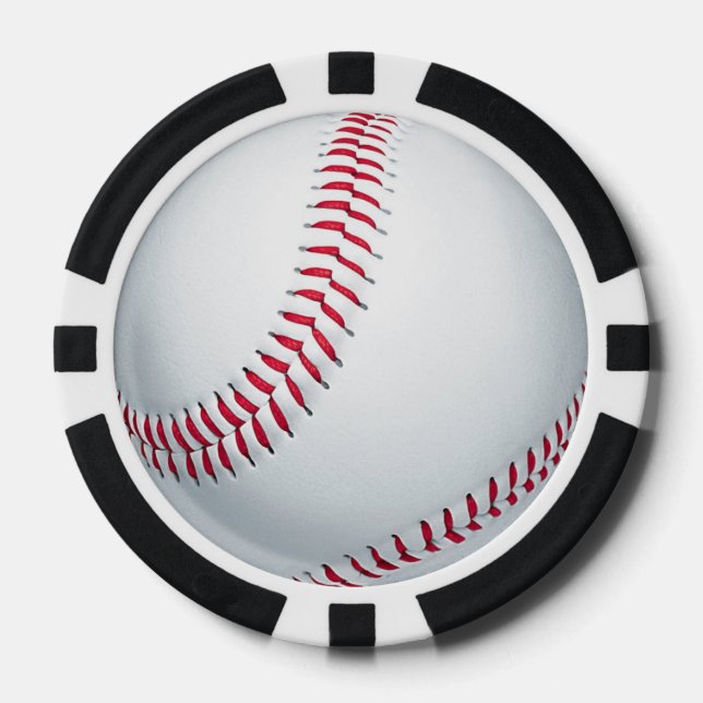 Basebälle Pokerchips (Vorderseite)