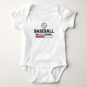 Baseballfähigkeiten Laden Baseballspieler Baby Strampler