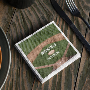 Baseballfeld Personalisiert Serviette