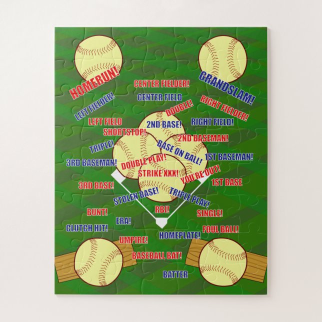 BASEBALLFELD PUZZLE (Vertikal)