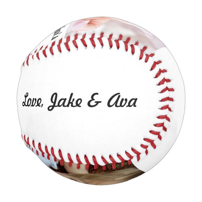 Baseballgeschenk des Vaters Baseball (Rückseite Links)