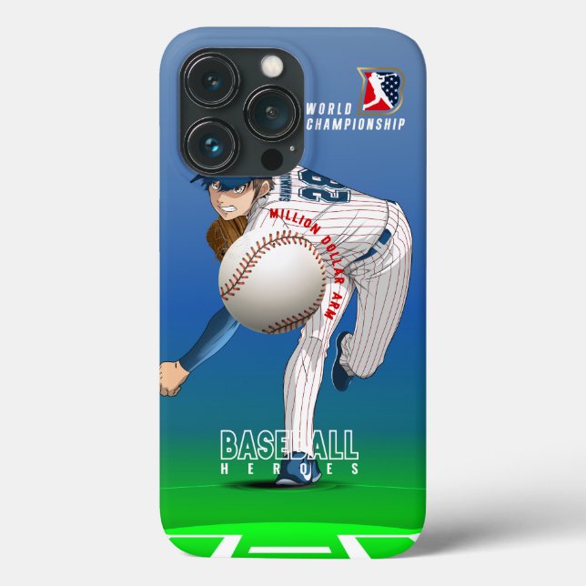 Baseballhelden mit Millionen Dollar-Arm | Case-Mate iPhone Hülle (Rückseite)
