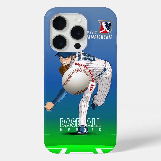 Baseballhelden mit Millionen Dollar-Arm | Case-Mate iPhone Hülle (Rückseite)