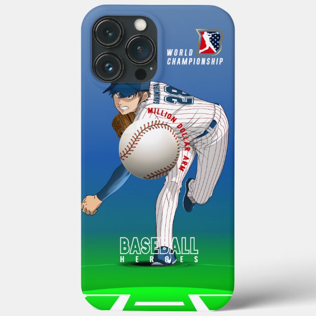 Baseballhelden mit Millionen Dollar-Arm | Case-Mate iPhone Hülle (Rückseite)