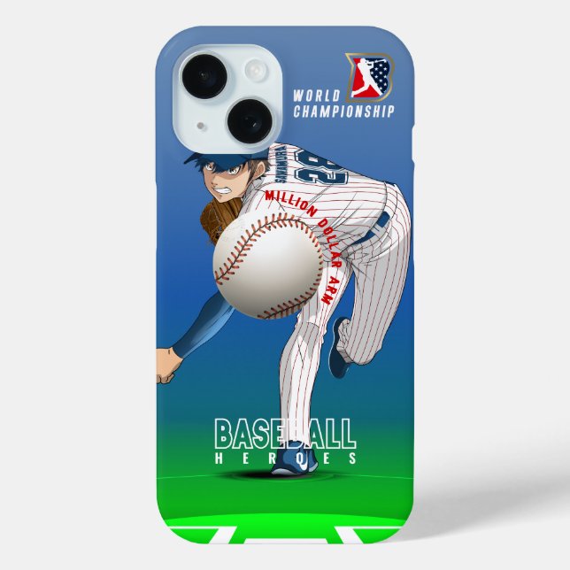 Baseballhelden mit Millionen Dollar-Arm | Case-Mate iPhone Hülle (Rückseite)