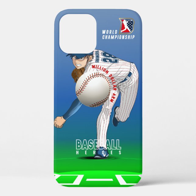 Baseballhelden mit Millionen Dollar-Arm | Case-Mate iPhone Hülle (Rückseite)