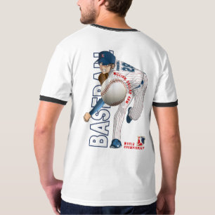 Baseballhelden mit Millionen Dollar-Arm Männer R T-Shirt