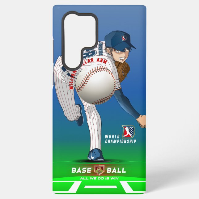 Baseballhelden mit Millionen Dollar-Arm | Samsung Galaxy Hülle (Rückseite)