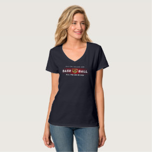 Baseballhelden mit Millionen Dollar-Arm V-Neck T-Shirt
