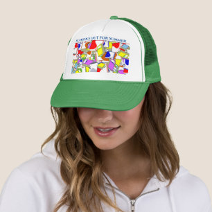 Baseballkappe mit dem Logo "SCHULE IST FÜR SOMMER" Truckerkappe