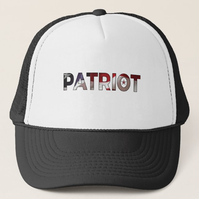 Baseballkappe: Partriot Truckerkappe (Vorderseite)
