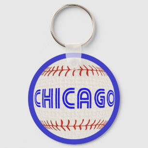 Baseballkette Chicago Schlüsselanhänger