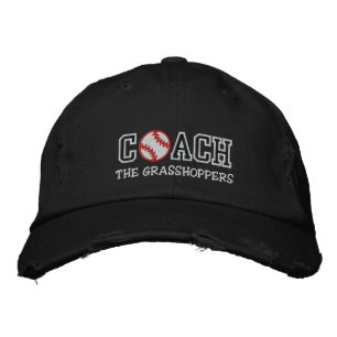 Baseballlehrer "Add your team" Bestickte Kappe
